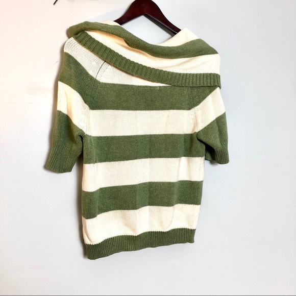 HOLLISTER / Stripped / Green sweater - Picture 5 of 7